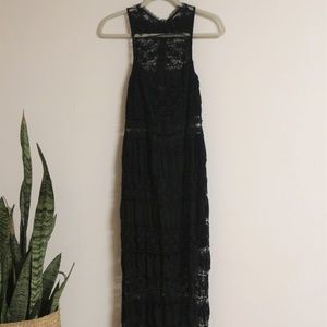 Lace Boho Maxi Dress